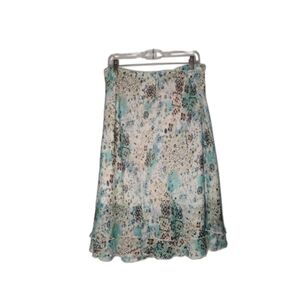 Skirtology Blue Floral Ditsy Midi Skirt !